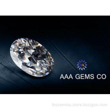 Oval Shape Classic Moissanite Diamonds , 1.5 Carat Moissani